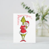 Carte Postale The Grinch Holds Cindy Lou Who (Debout devant)