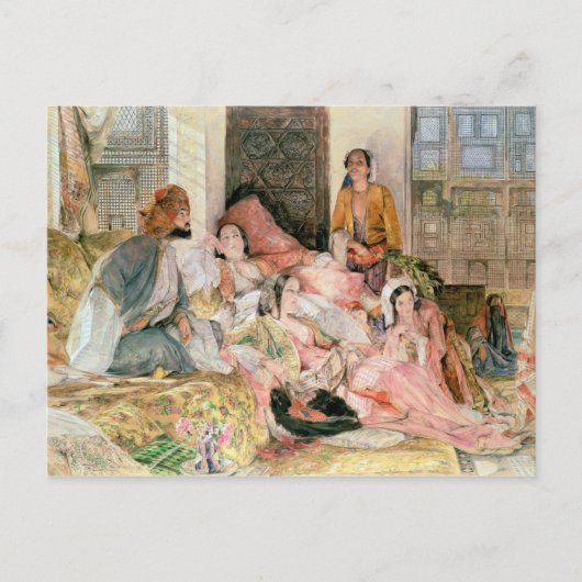 Carte Postale The Harem, c.1850 (Devant)