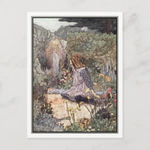 Carte Postale The Haunted Garden by Charles Robinson