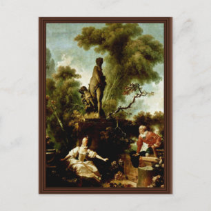 Carte Postale The Head" De Fragonard Jean-Honoré (Best Quality)