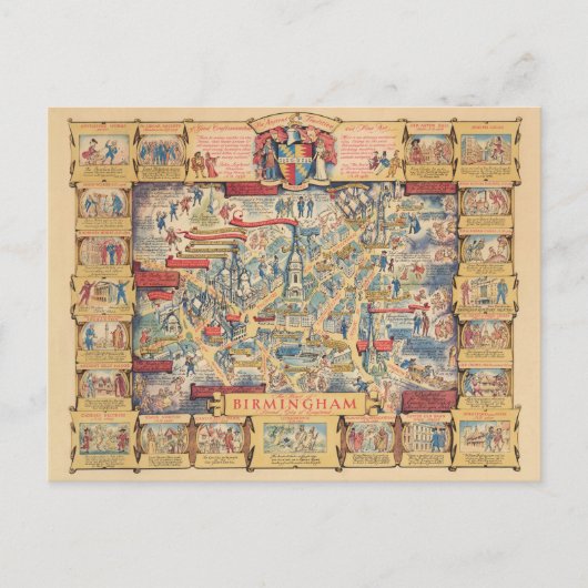 Carte Postale The Heart of Birmingham (Devant)