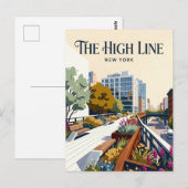Carte Postale The High Line USA (Devant / Derrière)