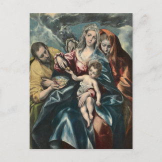 Carte Postale The Holy Family with Mary Magdalen by El Greco    