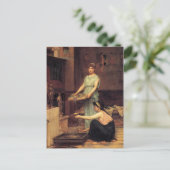 Carte Postale ThE HoUSEHoLD GoDs, par John William Waterhouse (Debout devant)