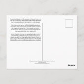 Carte Postale The Human Canaries Already Know (Dos)