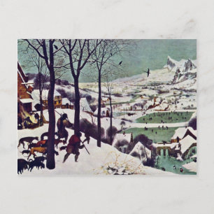 Carte Postale The Hunters in The Snow, By Bruegel D. Ä. Pieter