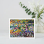 Carte Postale The Iris Garden by Claude Monet (Debout devant)