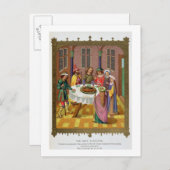 Carte Postale The Jews' Passover, facsimile of a 15th century mi (Devant / Derrière)