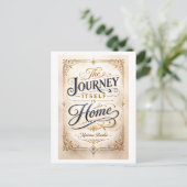 Carte Postale "The Journey Itself Is Home" Basho (Debout devant)