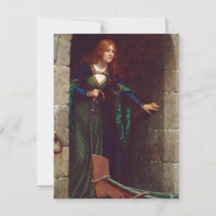 Carte Postale The Keys, vers 1909, par Edmund Blair Leighton