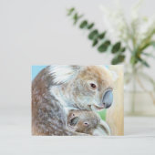 Carte postale "The Koala couddle" paysage art (Debout devant)