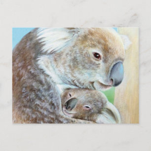 Carte postale "The Koala couddle" paysage art