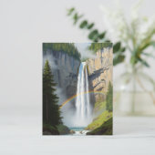 Carte Postale  The Krimml Falls Austria Tallest Waterfall  (Debout devant)