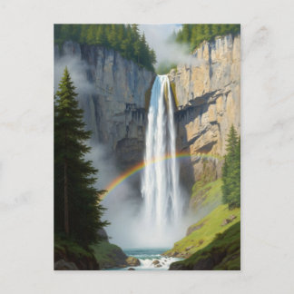 Carte Postale The Krimml Falls Austria Tallest Waterfall
