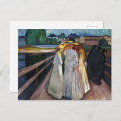 Carte Postale The Ladies On the Bridge (1903) par Edvard Munch (Devant / Derrière)