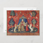 Carte Postale The Lady and the Unicorn: 'To my only desire' (Devant / Derrière)