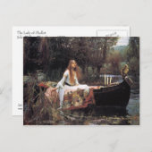 Carte Postale The Lady of Shallot (Devant / Derrière)
