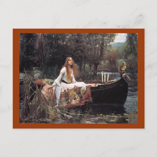 Carte Postale The Lady of Shallot (Devant)