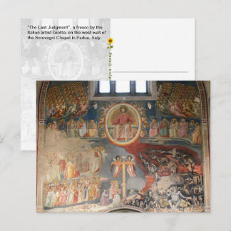 Carte Postale The Last Judgment - Scrovegni Chapel, Italy - 