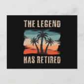 Carte Postale The legend has retired (Devant)