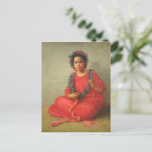 Carte Postale 'The Lei Maker' - Theodore Worth (Debout devant)