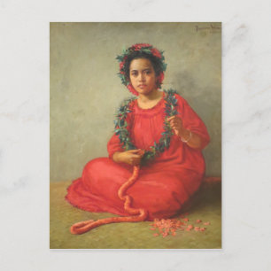 Carte Postale 'The Lei Maker' - Theodore Worth