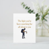 Carte Postale The light is you iPad Smart Cover (Debout devant)