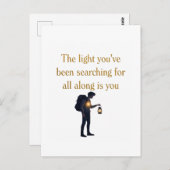 Carte Postale The light is you iPad Smart Cover (Devant / Derrière)