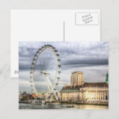 Carte Postale The London Eye (Devant / Derrière)