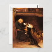 Carte Postale The Long Sleep by Briton Riviere (Devant / Derrière)