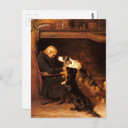 Carte Postale The Long Sleep by Briton Riviere (Devant / Derrière)