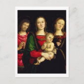 Carte Postale The Madonna and Child with St John the Baptist (Devant)