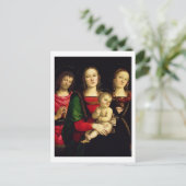 Carte Postale The Madonna and Child with St John the Baptist (Debout devant)