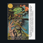 Carte Postale The Magician Tarot Retro Mystical Major Arcana Art<br><div class="desc">Channel the power of manifestation with this vibrant Magician tarot postcard. Featuring bold, retro‑mystical artwork inspired by the Major Arcana, this design celebrates creativity, intention, and personal mastery. Perfect for tarot enthusiasts, spiritual gifts, journaling, alt‑aesthetic décor, or sending inspiring notes. A striking addition to any tarot or witchy stationery collection....</div>