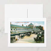 Carte Postale The Market District, Boston, Massachusetts (Devant / Derrière)