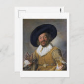 Carte Postale The Merry Drinker, Frans Hals, 1628-1630 (Devant / Derrière)