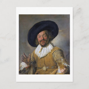 Carte Postale The Merry Drinker, Frans Hals, 1628-1630