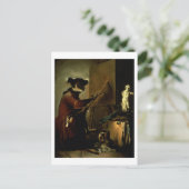 Carte Postale The Monkey Painter (Debout devant)