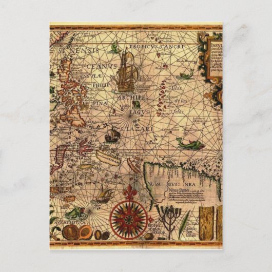 Carte Postale the most important hictoric southeast asia map (Devant)