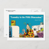 Carte Postale The Mystery of Laundry (Devant / Derrière)