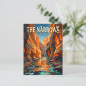 Carte Postale The Narrows États-Unis (Debout devant)