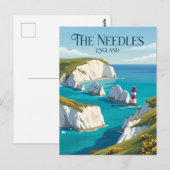 Carte Postale The Needles Angleterre (Devant / Derrière)