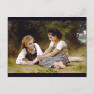 Carte Postale The Nut Gatherers par W.A. Bouguereau
