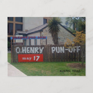 Carte Postale The O. Henry Pun-Off World Champion