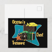 Carte Postale The Ocean's treasure chest (Devant / Derrière)