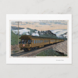 Carte Postale "The Olympian" Chicago, Milwaukee et St. Paul