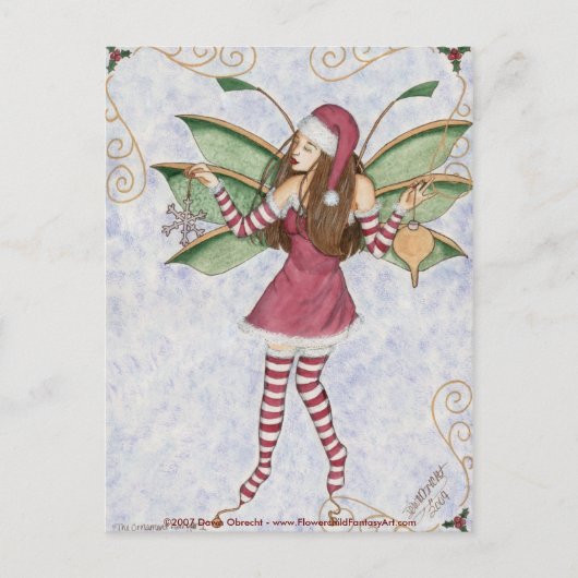 Carte Postale The Ornament Hanger I par Dawn Obrecht, ©2007 Da.. (Devant)