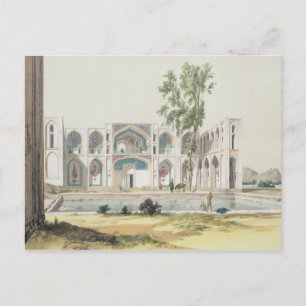 Carte Postale The Palace of Tchar-Bag at Isfahan, Persia, plate