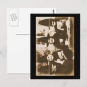 Carte Postale Thé Party des Sorcières – sepia (Devant / Derrière)