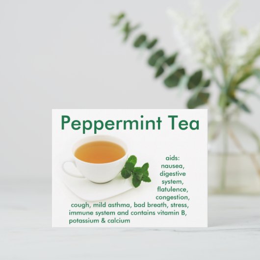 Carte postale Thé Peppermenthe (Debout devant)